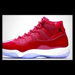 Jordan 11s red